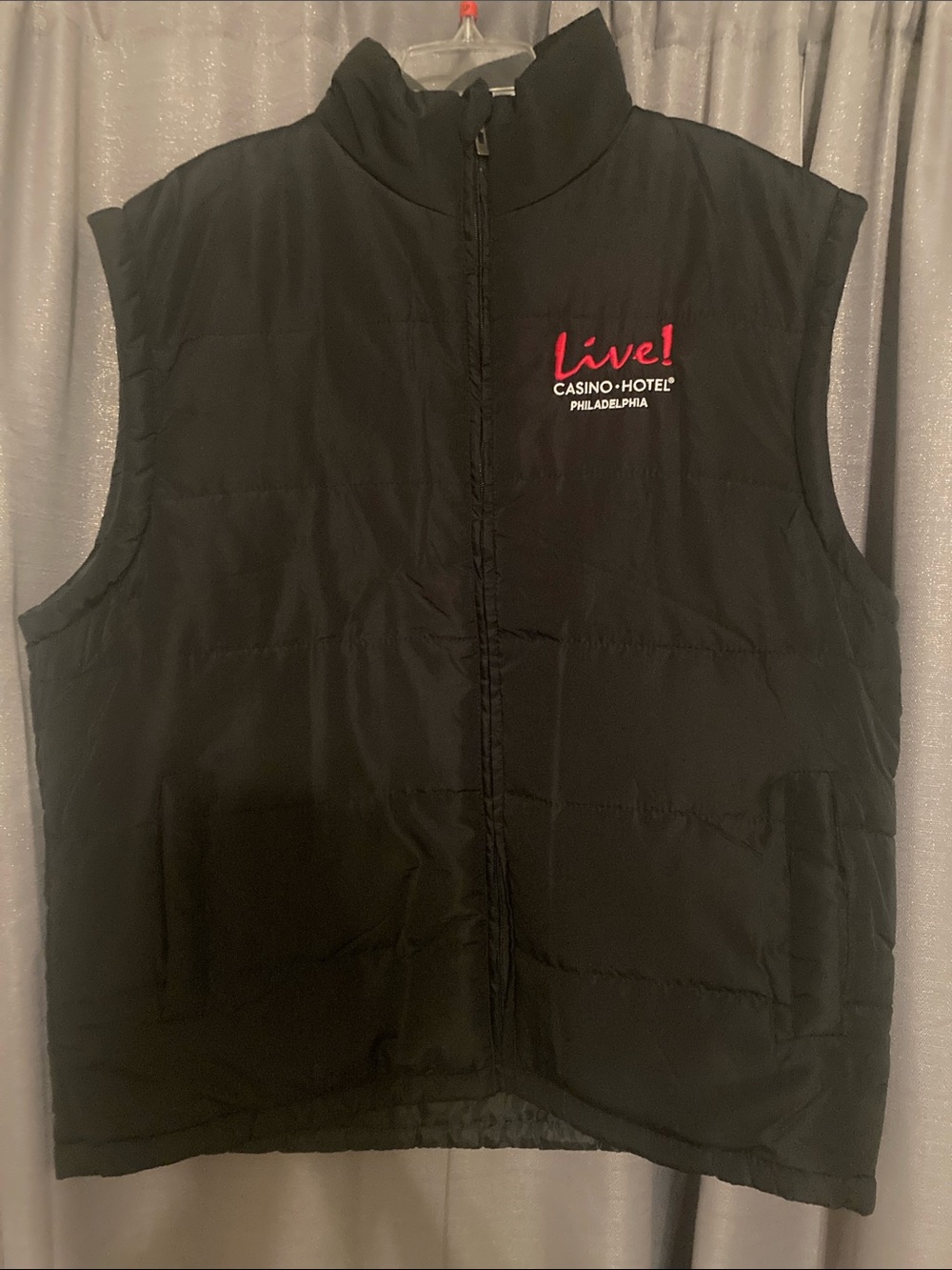 Live Casino & Hotel Philadelphia Black Puffer Vest